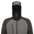 thumbnail image 3 of Regatta - Chaqueta Softshell Reflectante Lumen para Hombre (Gris Foca/Negro), 3 of 3