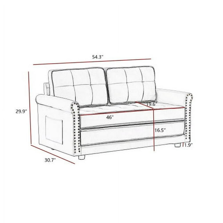Convertible Sleeper Sofa Bed Modern