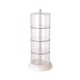 thumbnail image 1 of LCXmlly Storage Container Rotatable Storage Box Spacesaving 360 Degree Rotation Rubber Band Jewelry Makeup Puff Case for Daily Use, 1 of 6