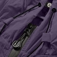 thumbnail image 3 of Miluxas Hoodied Jacket for Men Long Sleeve Lightweight Zip Up Hooded Jacket with Pockets Hoodie Outerwear Coat Purple M(M), 3 of 8