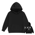 thumbnail image 2 of Girls Casual Long Sleeve Hoodies Pattern Hooded Sweatshirt with Pockets(Big Boys), 2 of 4