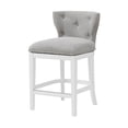 thumbnail image 3 of Alaterre Furniture Miranda Swivel Counter Height Bar Stool - Set of 2 - White, 3 of 10