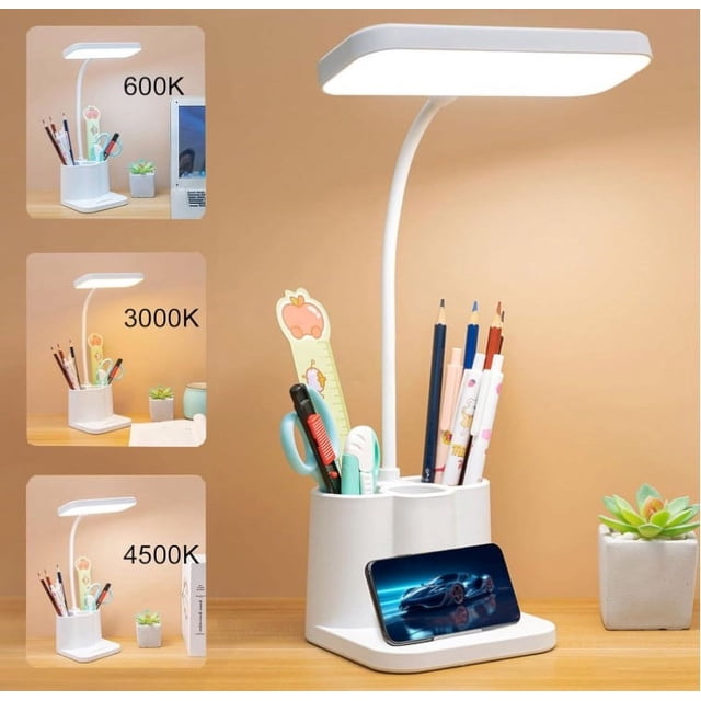 SHAGUOZHOU Desk Lamp For Home Small LED Desk Lamp With 3 Modes Rechargeable Desk Light With Pen 𝐻𝑜𝑙𝑑𝑒𝑟 For College Dorm Room Of Ceiling Light Show Projector Baby Stuff Ceiling Night Light