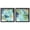 Black Frame, variant on Sky Within Serenity Set Shadowbox Print Modern Abstract Art Set by Art Remedy, Blonde Frame, 16 x 16