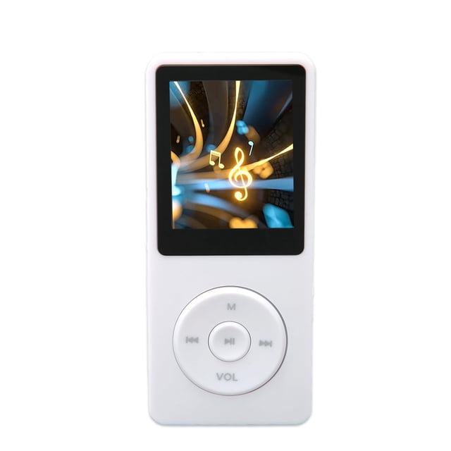 Reproductor MP3 MP4 Gugxiom de 8 GB de memoria, 450 mAh, pantalla de 1,8 pulgadas, blanco