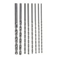 thumbnail image 2 of 8pcs 200mm Extra Long High Steel Metric Drilling Drill Bits Set Small Cutting Resistance for Metal Wood Plastic Silver (4mm/4.2mm/4.5mm/5mm/5.2mm/6mm/8mm/10mm), 2 of 9