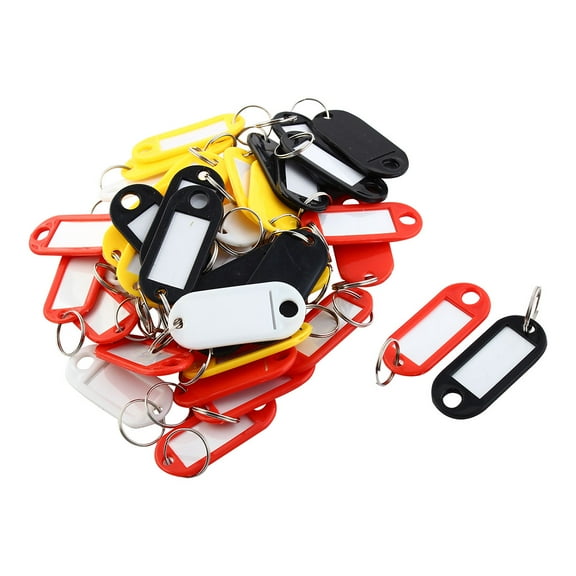 Company Factory ID Label Tags Split Ring Keyring Keychain 50 Pcs Keychain