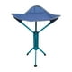 thumbnail image 3 of Taburete plegable portátil para acampar, reposapiés, trípode de pesca compacto, pequeño y plegable. Azul, 3 of 9