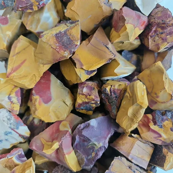 GKNET Raw Rough Large Mookite jasper Quartz Crystal Reiki Rocks Chunks Specimens 1PC