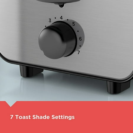 

2 Slice Stainless Steel Toaster practical practical