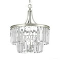 thumbnail image 7 of Luxury Cosmopolitan Indoor Ceiling Light, 19''H x 16.25''W, with Traditional Style Elements, Posh Design, Antique Silver Finish and Glass, UHP2468, 7 of 7