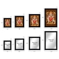 thumbnail image 4 of IBA Indianbeautifulart Goddess Durga Picture Frame Religious Poster Black Wall Frame Deity Photo Frame Wall Decor&nbsp;For Home/ Office/ Temple-8 x 10 Inches, 4 of 7