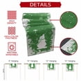 thumbnail image 6 of Table Runner Dresser Scarves 90 Inch Long,White Snowman Chic Plant Snowflake Christmas Theme Linen Dining Table Runners, 6 of 9