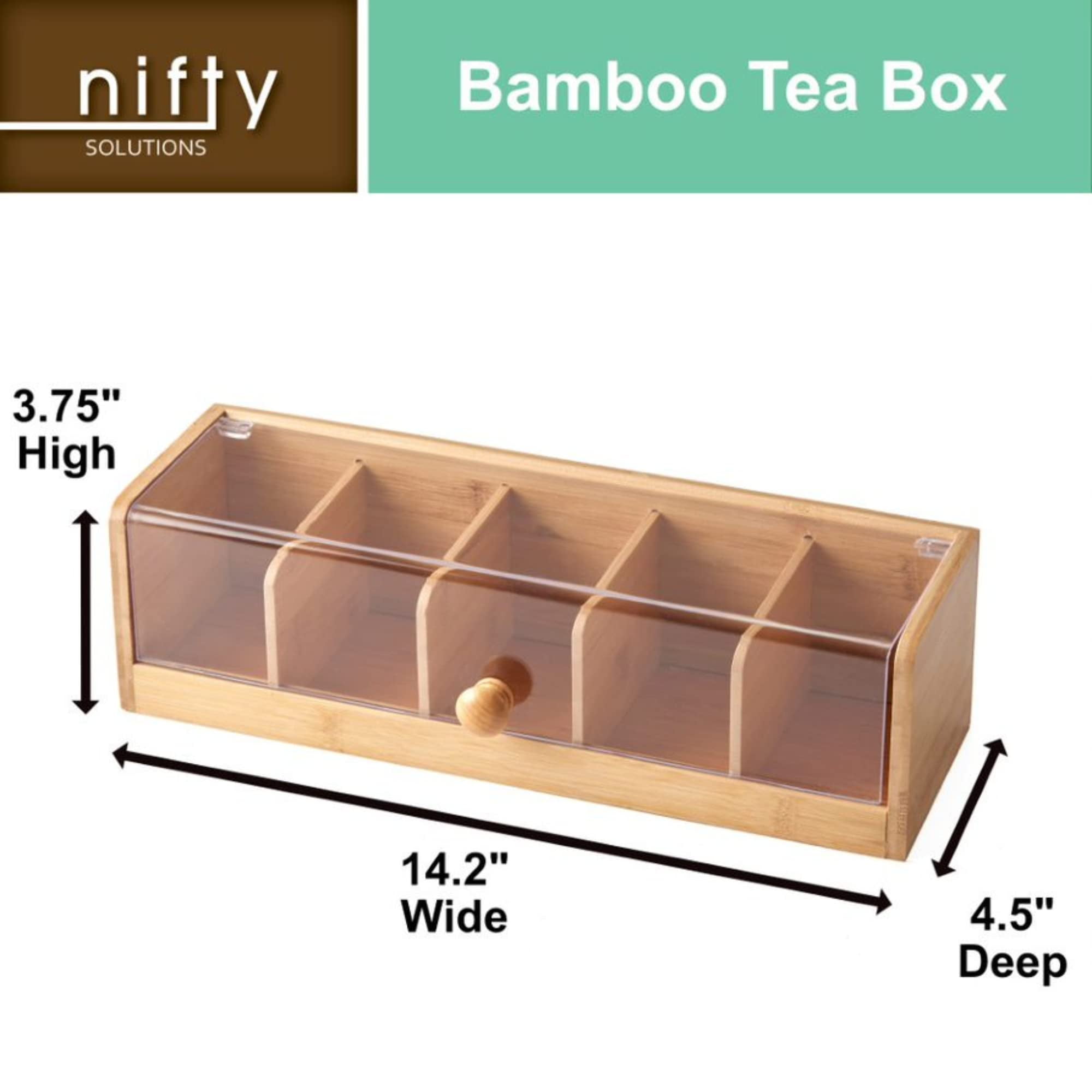BergHOFF 2pc. Bamboo Tea Box Set Natural