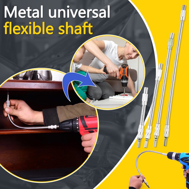 Vaidha Universal Multi-function Rechargeable Drill Universal Flexible Shaft Bit Connecting Rod