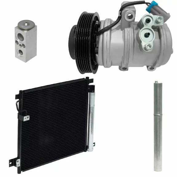 RYC New AC Compressor and Condenser Kit KT DG98A-N