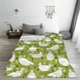 thumbnail image 5 of Pofeuu Lovely Chickens Print Ultra-Soft Micro Fleece Blanket,for Bed Or Sofa,All Season Throw Blankets Flannel Blanket-40"x30", 5 of 7