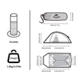 thumbnail image 4 of Carpa Naturehike Cloud Up para 2 personas, ultraligera de nylon, 4 of 9