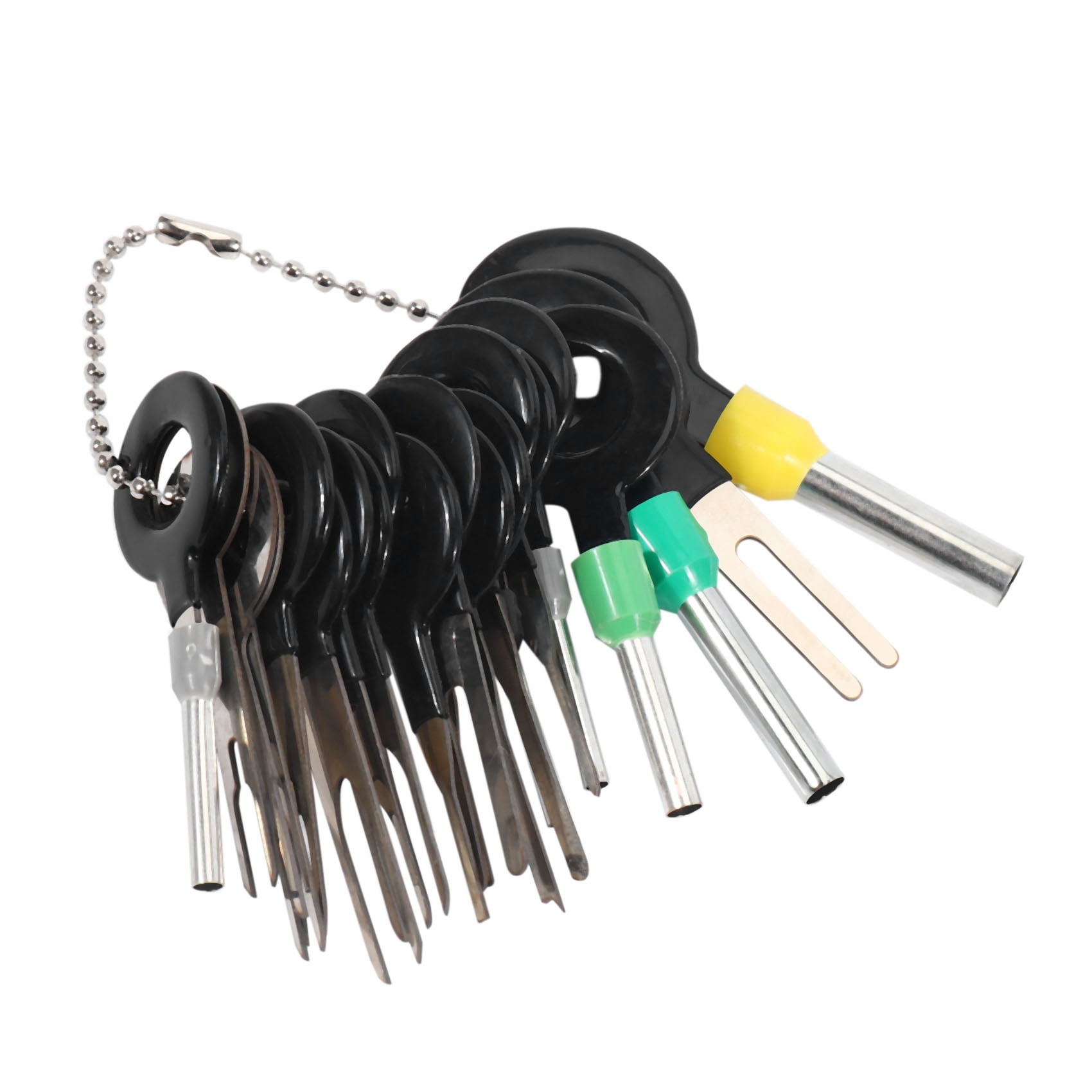 Back Needle Removal Tool with a Protective Bag Terminal Removal Tool Kit Electrical Wiring Crimp Puller Repair Key Removal Tools 82Pcs Wire Connector Terminal Pin Extractors 
