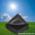 thumbnail image 2 of HDPE-Red de sombreado negro anti ultravioleta, 12 Pines, 90% grados, gazebo al aire libre, Red de sombreado de garaje de coche, 4x5m/3x3m/3x6m, 2 of 4