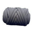 thumbnail image 4 of Cotton Polyester Chunky Yarn Tube Giant Yarn for Rug Making Carpets Handbag Gray, 4 of 8