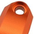 thumbnail image 4 of Motorcycle Master Cylinder Clamp Cover Caps Brake Clutch Lever, Ornament ,Handle Bar Replacement Assemblies For 22mm Handlebar Clamping - Orange, 4 of 4