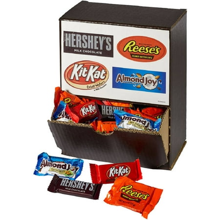 HERSHEY'S 90-Count Snack Size Assortment Box, 48 oz