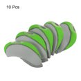thumbnail image 3 of Uxcell Protection Sleeve Visible Window Golf Club Iron Head Cover Gray, Green 10Pack, 3 of 6