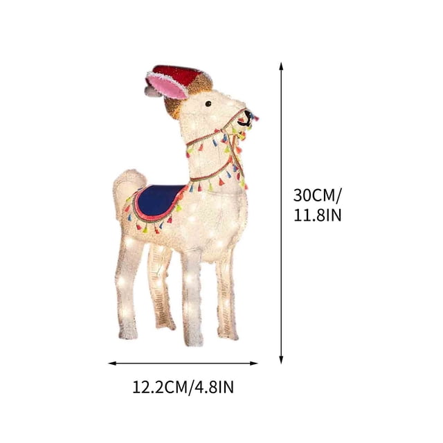 Lenago Ornament,Home Decoration Christmas Dog Light String, Courtyard Decoration, LED Lights, Christmas Scene Decoration, Decorative Decorations