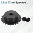 thumbnail image 3 of 2Pack #35 Chain Roller Sprocket 1/2" Bore 3/8" Pitch 24 Tooth with Set Screws, 3 of 6