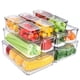 thumbnail image 1 of Juego de 12 Organizadores de Refrigerador, Contenedores de Acrilico de Nevera Transparentes con Tapas, Recipientes para Congelar Alimentos sin BPA para Frutas y Verduras, para Cocina, 1 of 8