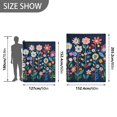thumbnail image 6 of Yayeee Throw Blanket for Couch Soft Warm 50" x 60" Sofa Chair Bed Decoration, Bloom Flowers, 6 of 7