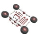 thumbnail image 4 of Pieza de coche RC, repuesto modificado, accesorios de reequipamiento, Metal para MN82 LC79 MN78 1/12, escala RC Hobby Car, coche de Control remoto Rojo, 4 of 7