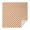 Orange and White, variant on Multi Color Triangle Checkered Pattern Square Tablecloth,Waterproof Square Table Cover,Wipeable Spillproof Washable Table Cover for Home Kitchen Party Decor 42"X42"(107x107cm)