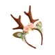 thumbnail image 2 of Diadema con astas de ciervo para , adorno para el pelo, ideal para fotos navideñas., 2 of 5