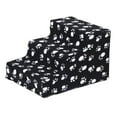 thumbnail image 2 of 1pcs Dog Stair 3 Steps Portable Cat Dog Ladder Non Slip Step Ramp Climb Black, 2 of 8