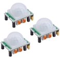 thumbnail image 2 of 1pcs HC-SR501 Capteur Infrarouge Corps Humain Module de Mouvement Infrarouge pour Arduino Framboise Pi, 2 of 5