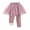 Pink, variant on Esaierr Kids Baby Girls Leggings with Skirt Warm Toddler Mesh Tutu Pants Winter Padded Thickened Trousers 1-8 Years