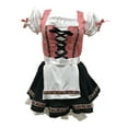 thumbnail image 5 of KDFJPTH Womens Strap Oktoberfest Dress Gothic Wedding Dress for Guest, 5 of 7