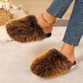 thumbnail image 5 of Achuyrbd Womens Fluffy House Slippers Plush Closed Toe Slip On Cozy Warm Indoor, 5 of 9