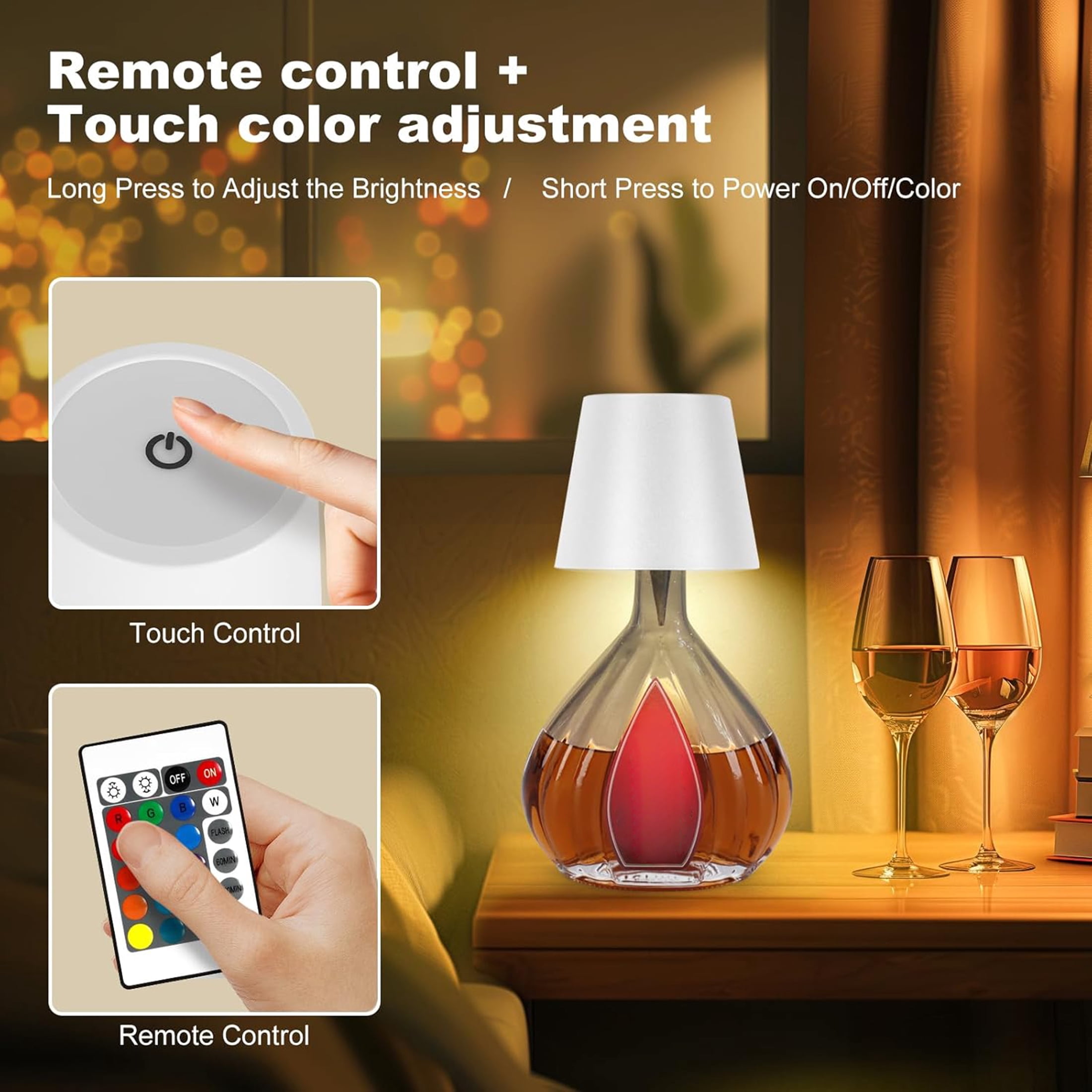 Universal 5.11 Inch Dimmable Matte Grey Table Lamps with Etched Glass White Shades (4 Count)