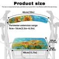 thumbnail image 6 of HELLHERO Sunflower Seat & Back Cover Seat & Backrest Covers Breathable Washable Comfortable for Seniors Men Women, 6 of 7