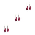 thumbnail image 3 of Sonducket 2 uds pendientes cadena pluma bohemio largo pendiente exhibición elfo joyería Navidad Halloween Acción de Gracias regalos rojo Type1 NO1, 3 of 6