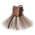 thumbnail image 4 of 1 juego de vestido con tutú de jirafa para niñas, disfraz de animales del zoológico para Halloween, para niñas pequeñas, para fiestas de cumpleaños y junglas, 4 of 5