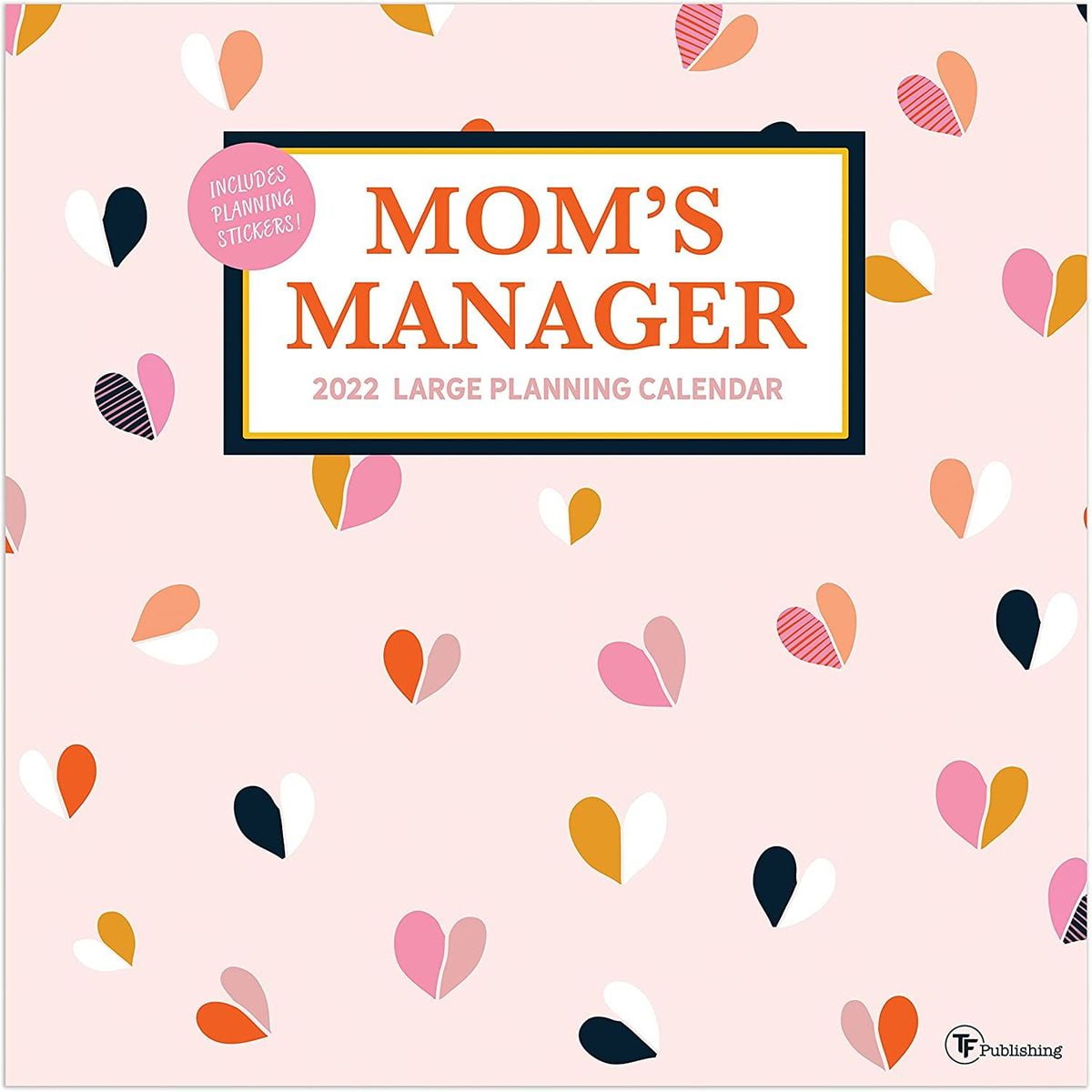 2021 BIG Grid Moms Family Schedule Manager Organizer Planner Wall Calendar 