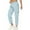 !Light blue, variant on BODOAO Cargo Pants for Women High Waisted Casual Pants Work Pants Baggy Wide Leg Y2K Streetwear with Pockets Fashionable and Workout Pants with Pants with Zipper Suitable for Jogging and Black L