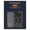 thumbnail image 3 of Boîtier de Disque Dur Mobile à Double Baie 20Gbps M.2 SATA/NVMe SSD - Boîtier SSD à Double Baie NVMe Prise EU, 3 of 5