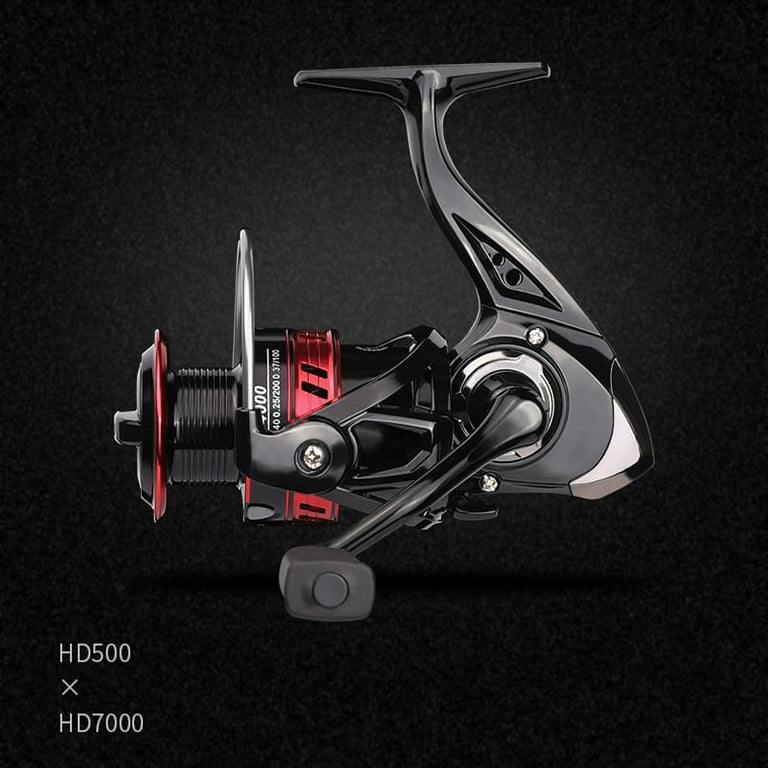 Fresh Water Spinning Reel with Smooth Bearings Hollow Carved Design for  Saltwater Fishing Use HE-3000