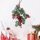 thumbnail image 1 of Fiudx Artículos en oferta con ofertas flash Simulación navideña Arreglo de frutos rojos Rama Corona Decoración de ratán Ventana Decoración de frutos rojos Decoraciones navideñas, 1 of 6
