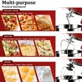 thumbnail image 5 of LINKChef Stand Mixer, 5.3QT 800W 6+P Speeds with Whisk, Dough Hook and Beater (Red), 5 of 8